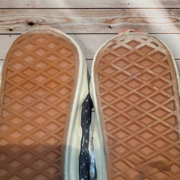 VANS - Women's 7.5 - Denim-Look Canvas Glitter Dots - Rare Style - Early 2000s - Picture 9 of 10